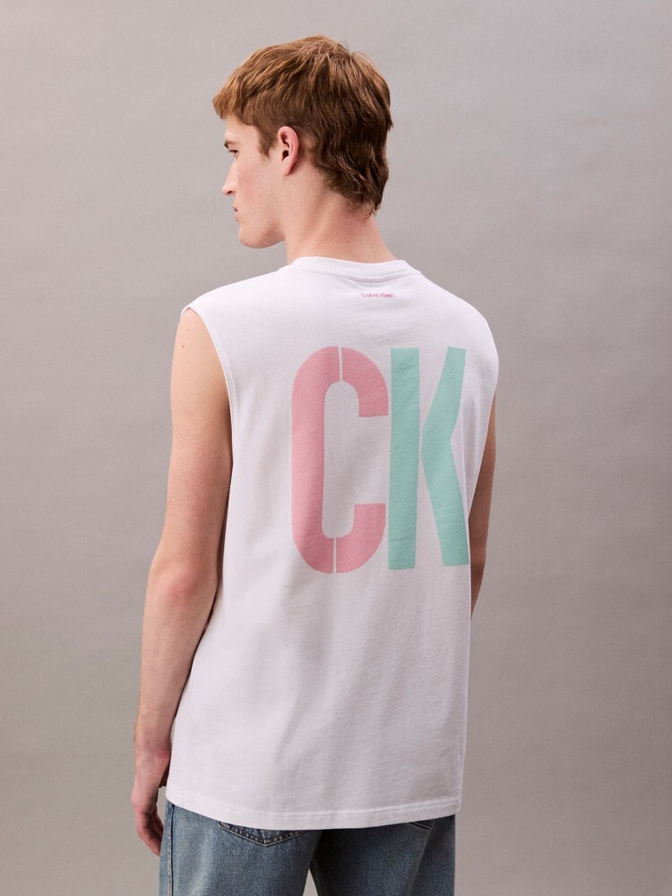 タンクトップ - Pride スリーブレスグラフィックTシャツ