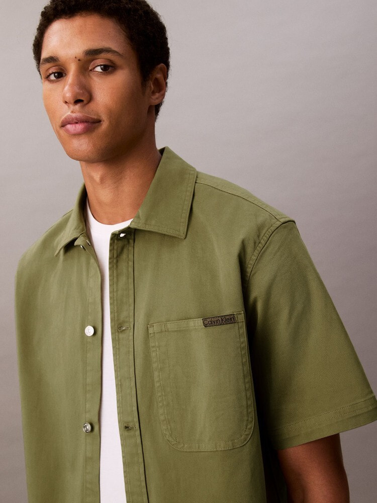 シャツ - ショートスリーブユーティリティリラックスシャツ | カルバン