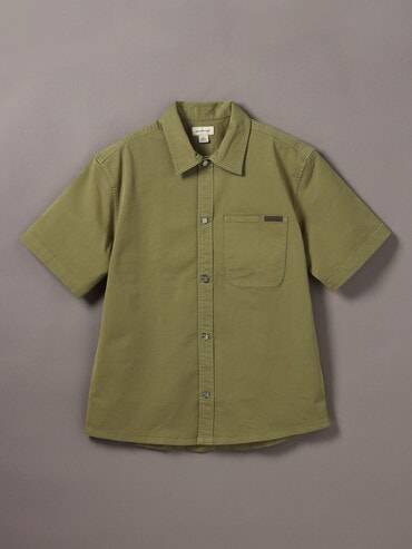 シャツ - ショートスリーブユーティリティリラックスシャツ | カルバン