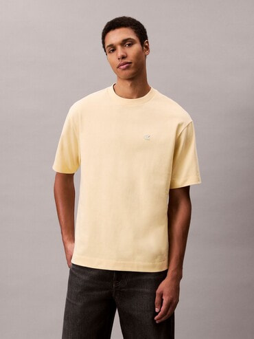 Tシャツ - ショートスリーブエンブロイドパッチTシャツ