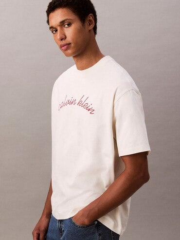 売れ筋商品|||カルバンクライン カットソー トップス レディース Women's Linen-Blend Short-Sleeve Shirt Chalk ウィメンズ | トップス | カルバン・クライン 公式オンライン