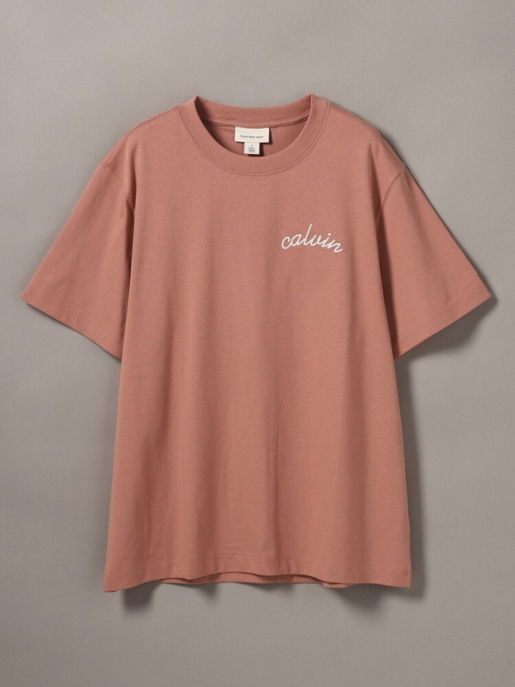 [ ] ロゴステッチクルーネックTシャツ ★大人気★ 2点以上でさらに10%OFF】Tシャツ - ロゴステッチクルーネックT