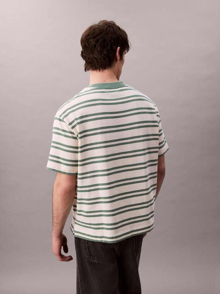 Tシャツ - ヘビースウェットボーダージャージーTシャツ 3
