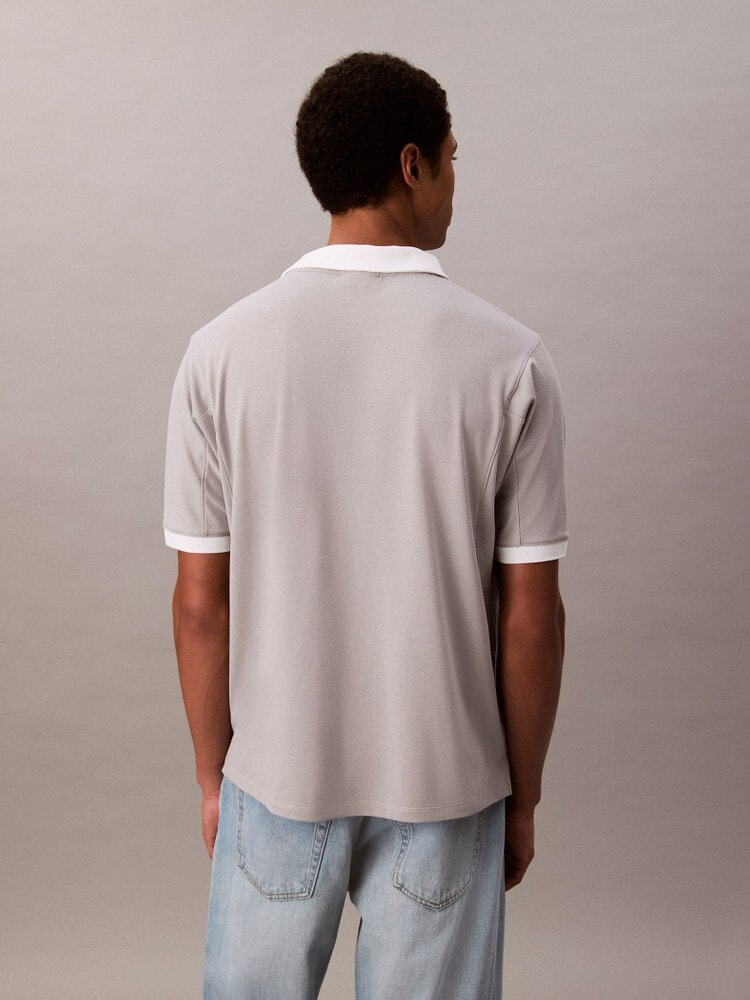 新品　カルバンクライン　ゴルフ　ゴルフウェア　日本製　長袖ポロシャツ　ホワイト 新品 カルバンクライン ゴルフ ゴルフウェア 日本製 長袖