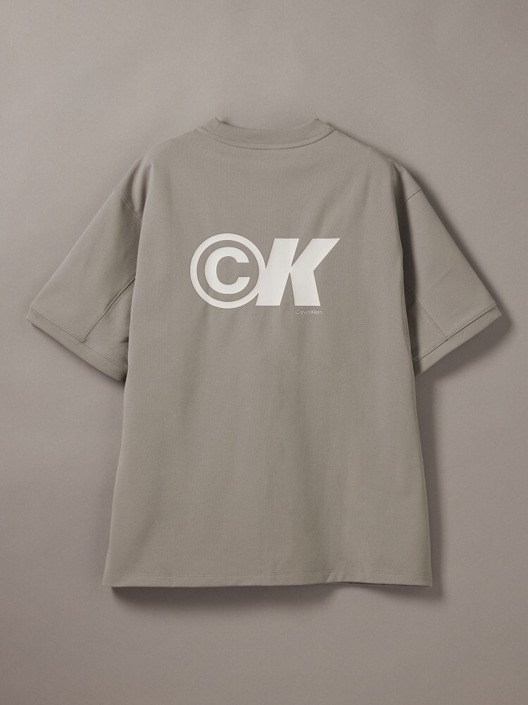 Tシャツ - ショートスリーブピケクルーネックジャージーTシャツ