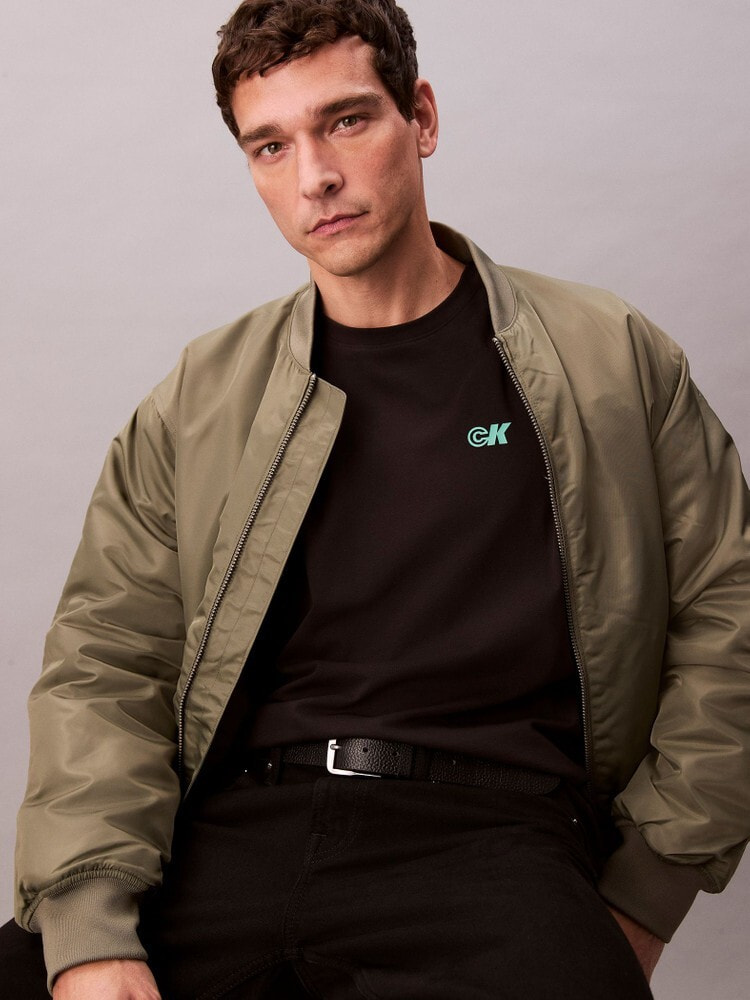 Tシャツ - ショートスリーブピケクルーネックジャージーTシャツ 3