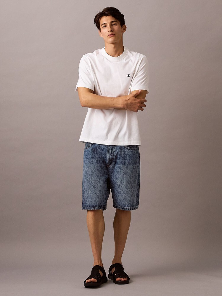 カルバンクライン 超高層ビルオーバーレイ Tシャツ メンズ | Tシャツ | カルバン クライン 公式オンラインストア