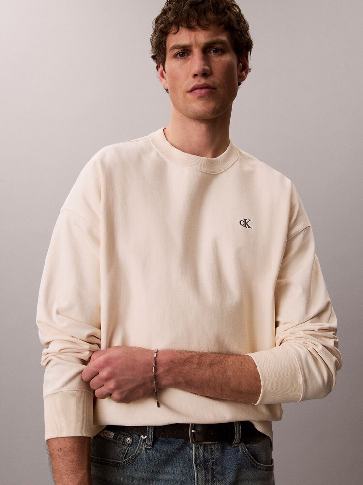 スウェット - プレミアムテリーモノグラムクルーネックスウェット