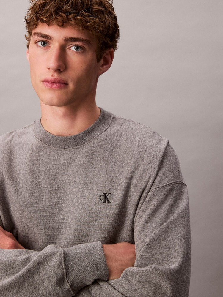 スウェット - プレミアムテリーモノグラムクルーネックスウェット