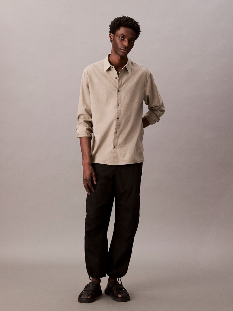 パンツ - コットンナイロンドローストリングパンツ | カルバン