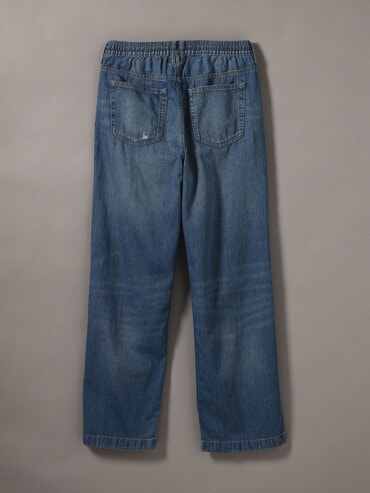 TREclub 24AW トロンプルイユ バギー デニムパンツ TREclub 24AW トロンプルイユ バギー デニムパンツ - メルカリ