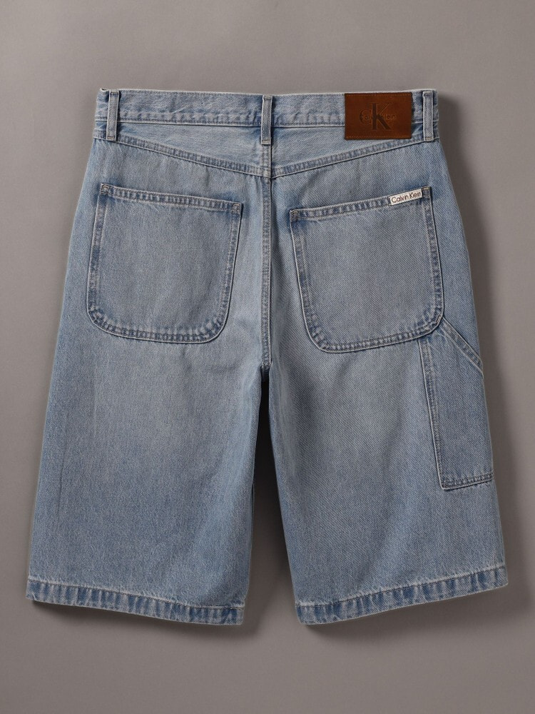 デニムショートパンツ - 90s カーペンターデニムショーツ[MINGYU