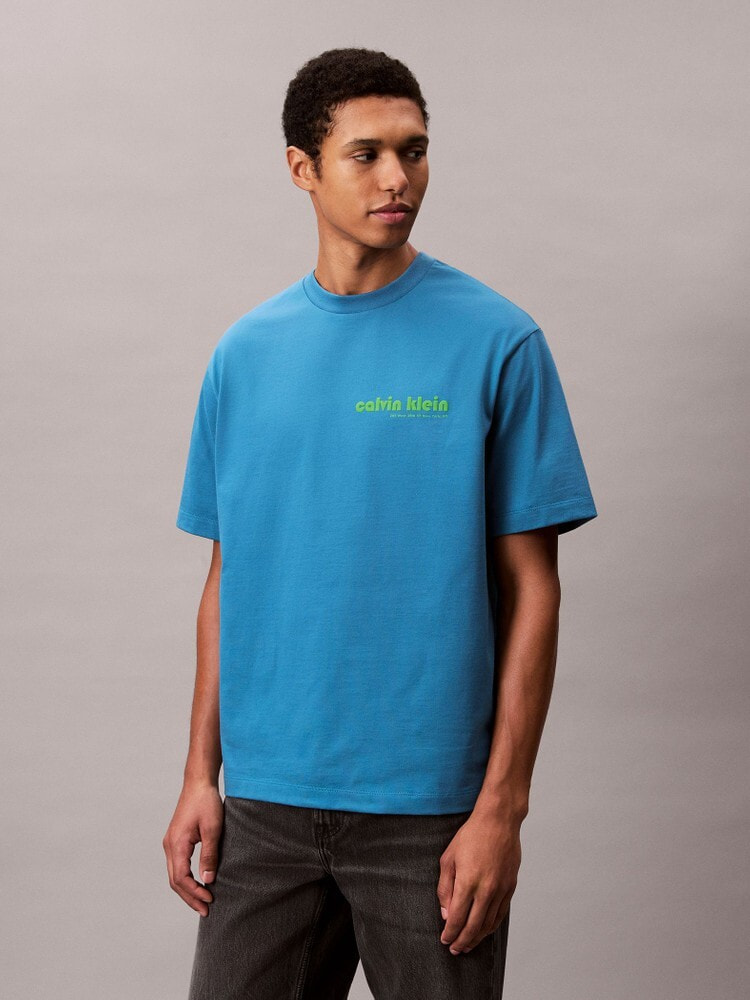 【 】★CK Jeans グラフィック Tシャツ★送料無料★ Calvin Klein｜Calvin Klein Jeans/(M)【公式ショップ