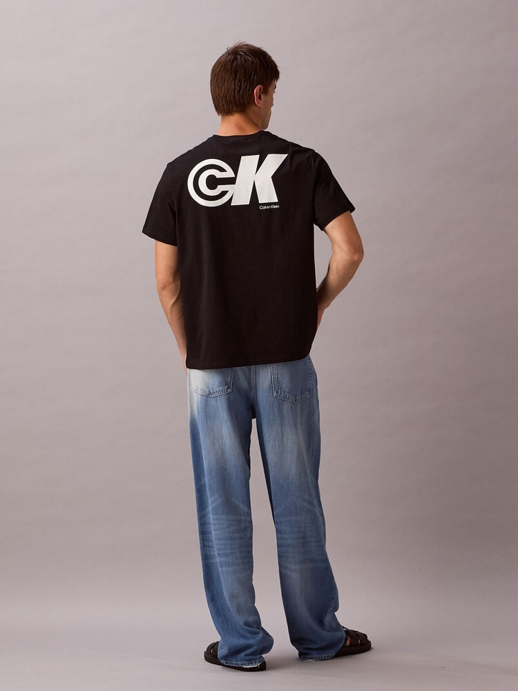 Tシャツ - CKロゴショートスリーブクルーネックTシャツ 5