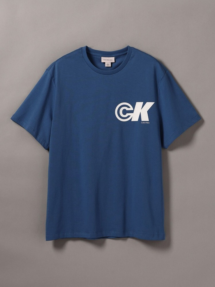 【 】◆CK Jeans ショートスリーブTシャツ◆送料無料 Calvin Klein - ショートスリーブスラブTシャツ / 4RB823G / UB1