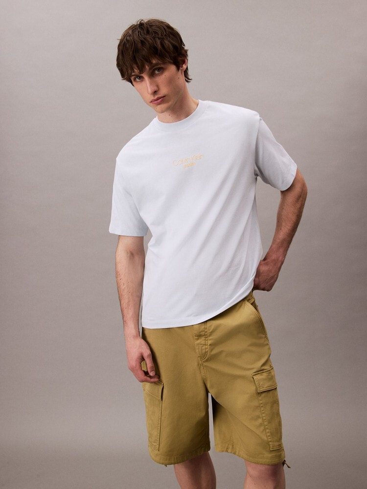 Tシャツ - ショートスリーブリラックスフィットグラフィックロゴ
