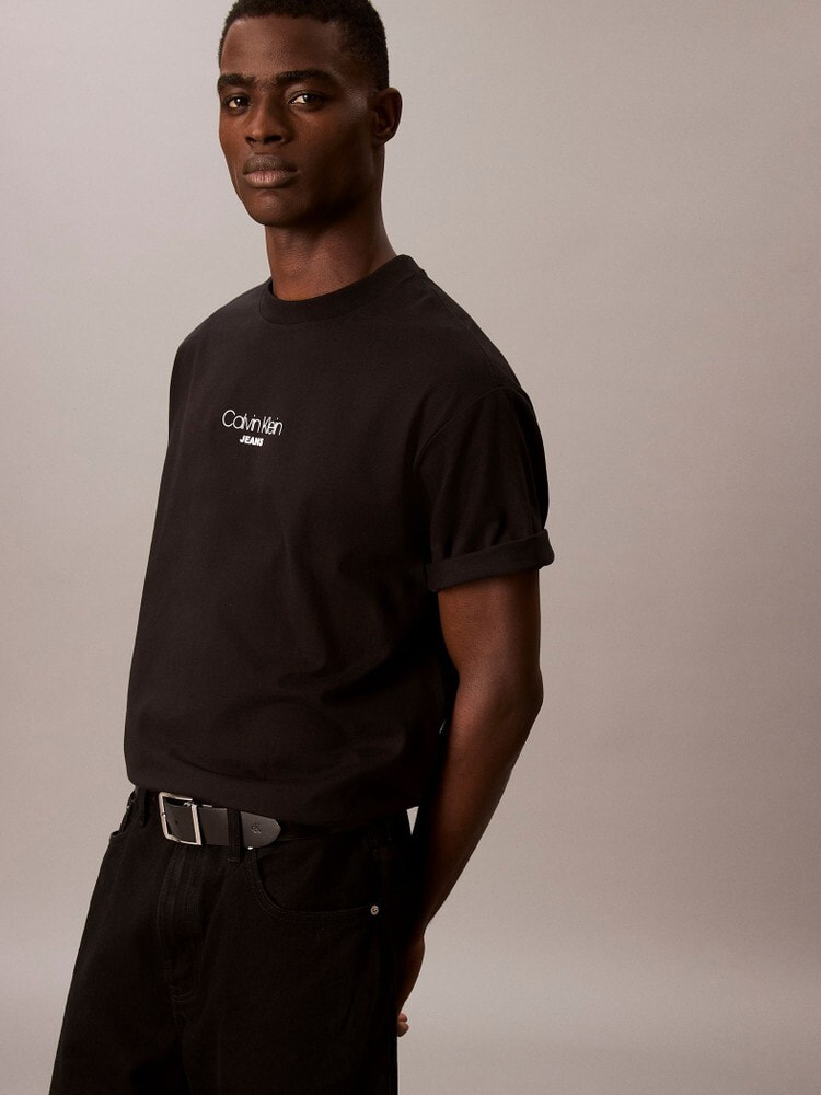 [  Jeans] CKモーダルリブクルーネック半袖Tシャツ Amazon | [Calvin Klein Jeans(カルバン クライン ジーンズ