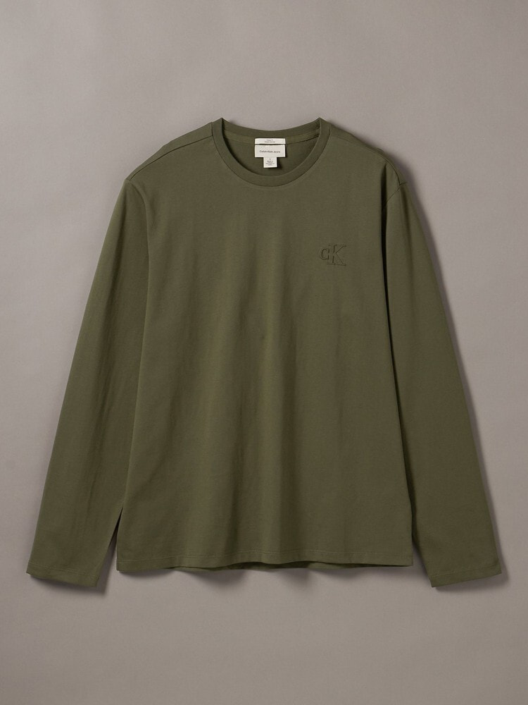 長袖Tシャツ - ジャージーエンボスレギュラーフィットTシャツ 13