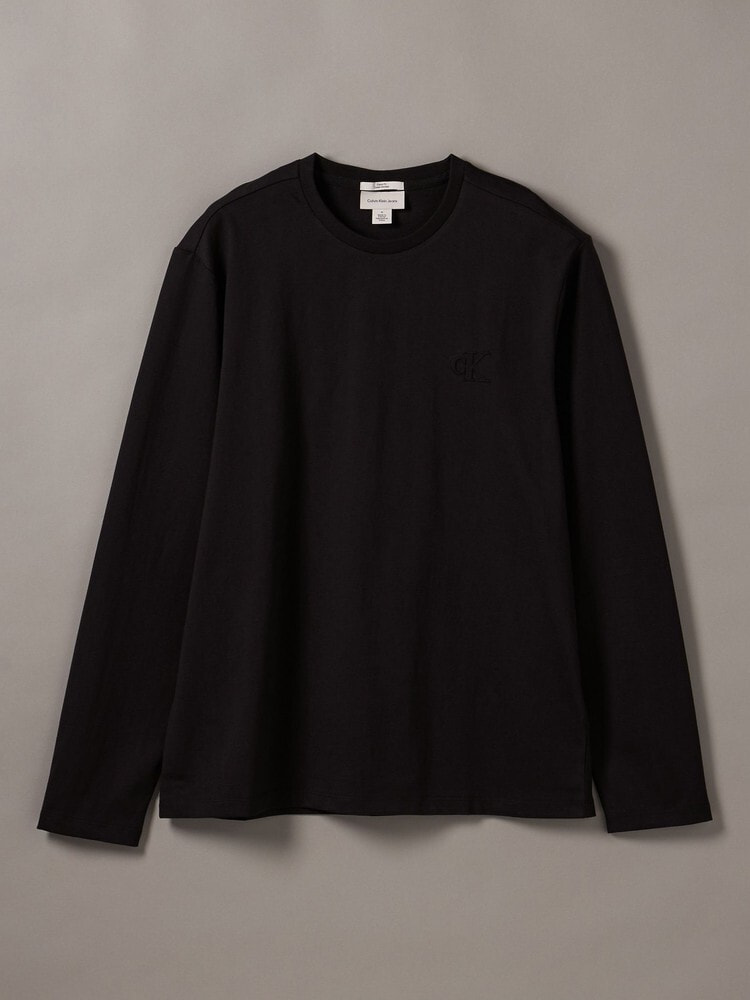 長袖Tシャツ - ジャージーエンボスレギュラーフィットTシャツ 6