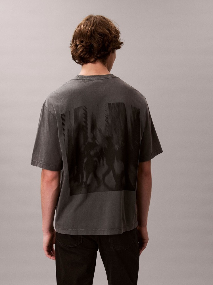 Tシャツ - オーバーサイズディストレスTシャツ