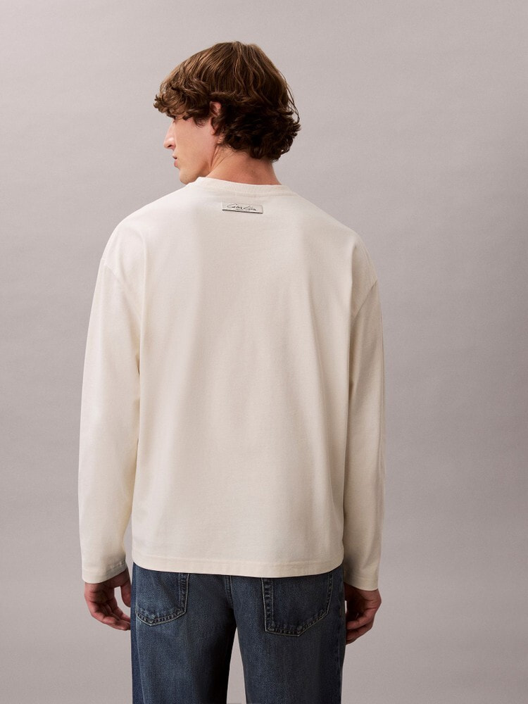 長袖Tシャツ - グラフィックロゴオーバーサイズロングスリーブTシャツ 18