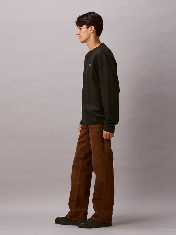 長袖Tシャツ - グラフィックロゴオーバーサイズロングスリーブTシャツ 9