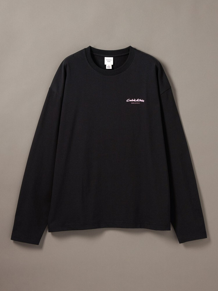 ◎売り切れました◎カルバンクラインのロングスリ―ブT シャツ 楽天市場】(M)【公式ショップ】 カルバンクライン リラックスロング