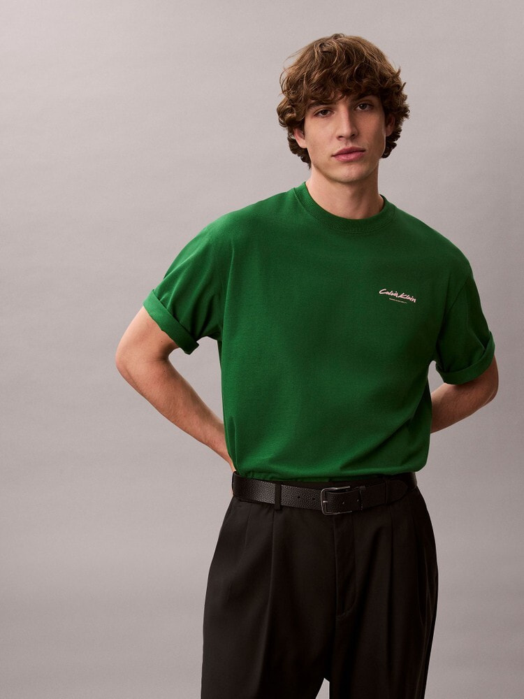 ◎売り切れました◎カルバンクラインのロングスリ―ブT シャツ 長袖Tシャツ - リラックスロングスリーブTシャツ | カルバン