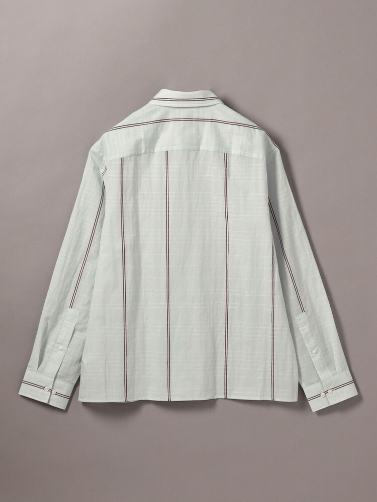 シャツ - ロングスリーブコットンナイロンリラックスシャツ[MINGYU / ミンギュ着用商品] 8