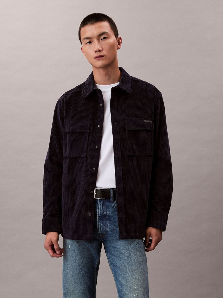 シャツ - コーデュロイロングスリーブシャツ | カルバン・クライン