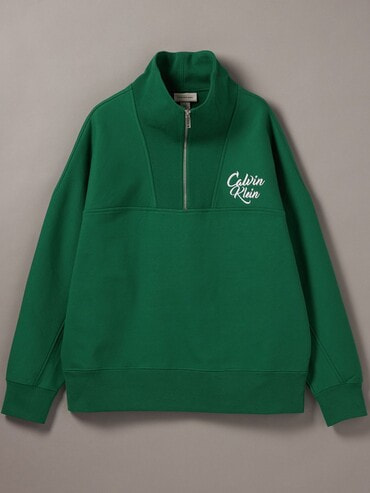 カルバンクライン　ck ハーフジップトレーナー　s 楽天市場】Calvin Klein カルバンクライン スウェット ROUND