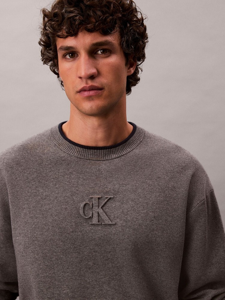   Jeans cKロゴ セーター　カルバンクライン Calvin Klein｜(W)【公式ショップ】 カルバンクライン シルク