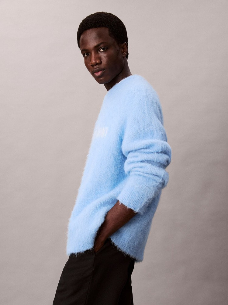 ニット - アルパカロングスリーブクルーネックニット | カルバン