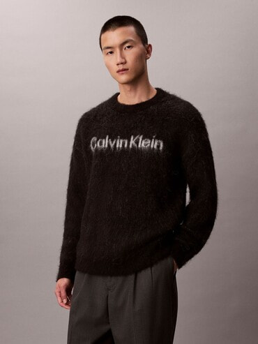 ニット - アルパカロングスリーブクルーネックニット | カルバン