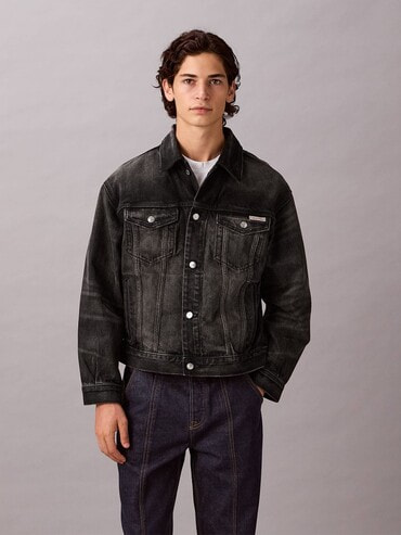カルバンクライン　デニムジャケット　ck Calvin Klein コート ジャケット 90s デニムトラッカー