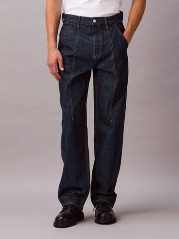 Wide Leg]ジーンズ(デニムパンツ) - ローライズワイドレッグ