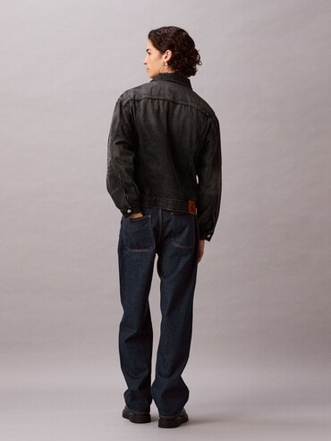 Wide Leg]ジーンズ(デニムパンツ) - ローライズワイドレッグジーンズ