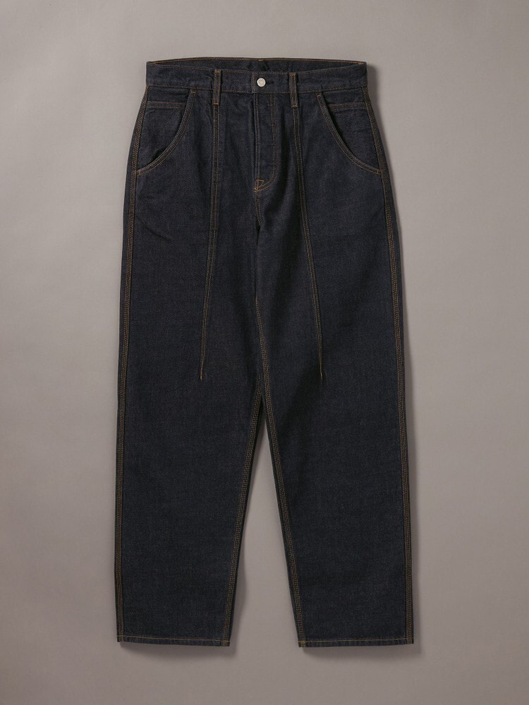 Wide Leg]ジーンズ(デニムパンツ) - ローライズワイドレッグジーンズ