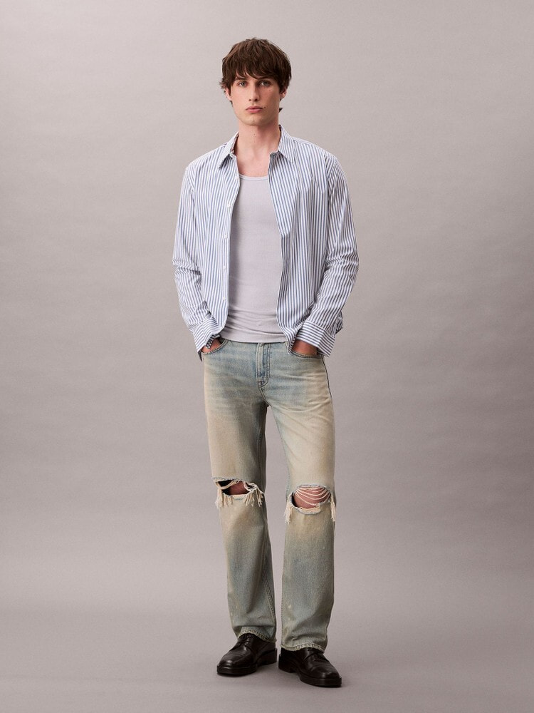   Jeans カルバンクラインジーンズ スタジャン Calvin Klein Jeans カルバンクライン ジーンズ デニム パンツ