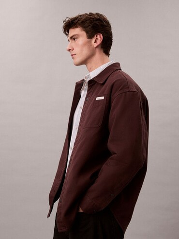 デニムシャツ - 90s パデッドオーバーシャツ | カルバン・クライン