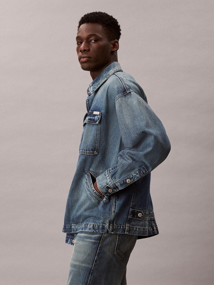   Jeans カバーオール ダークグレー ck ブルゾン Calvin Klein Jeans カバーオール ダークグレー ck ブルゾン