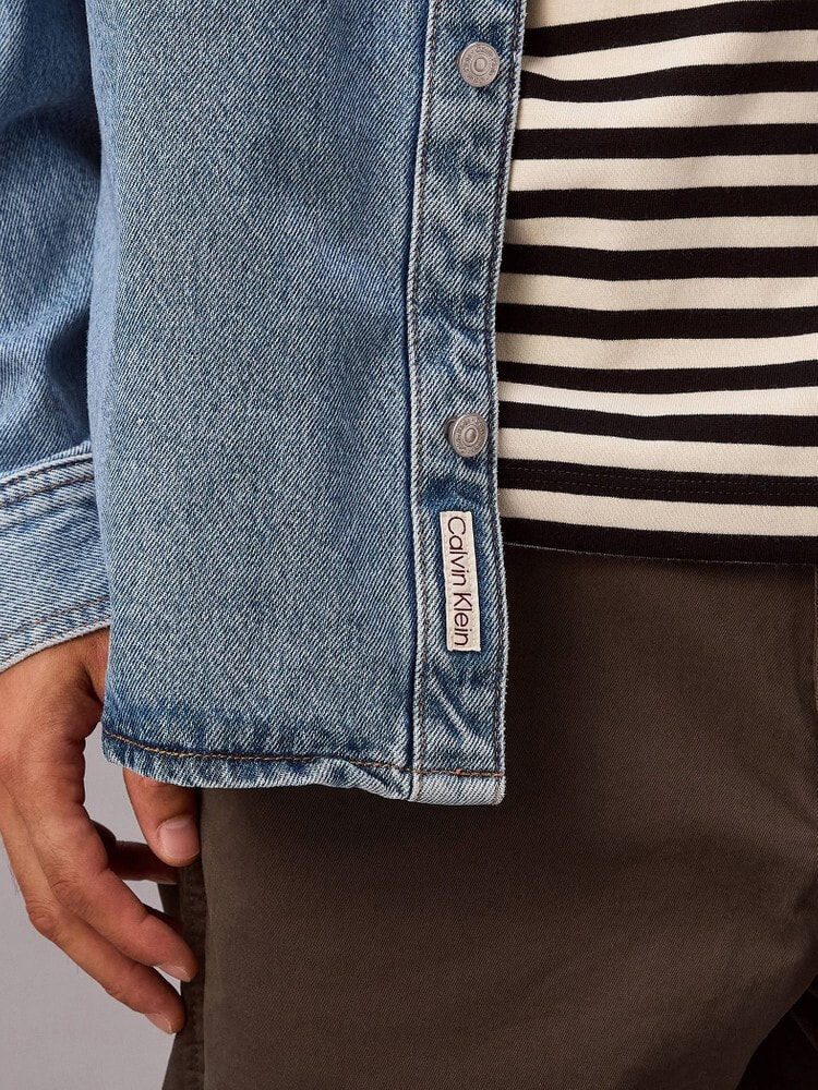 シャツ - 90s エンブレムモノグラムデニムシャツ | カルバン・クライン