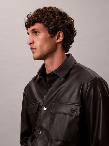 jean paul gaultier archive レザーシャツジャケット jean paul gaultier archive レザーシャツジャケット シャツジャケット