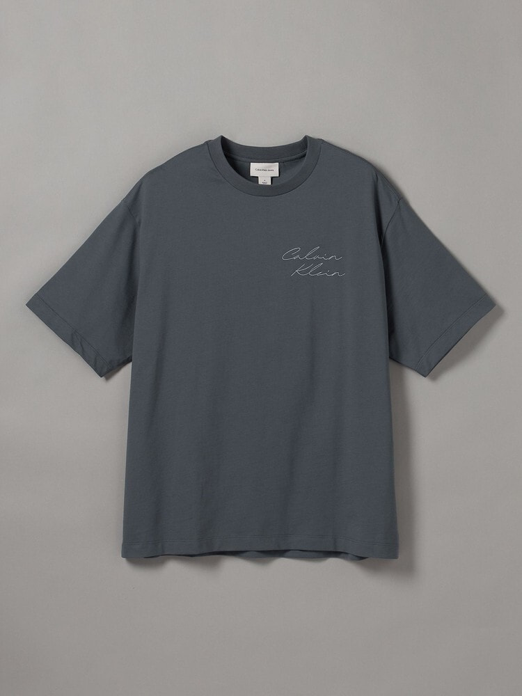 Tシャツ - エンブロイダリーロゴフォント グラフィックTシャツ 21