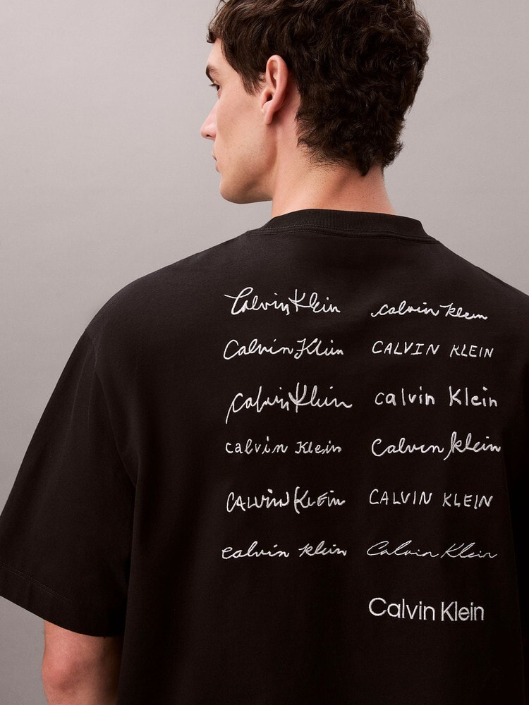 Tシャツ - エンブロイダリーロゴフォント グラフィックTシャツ 9