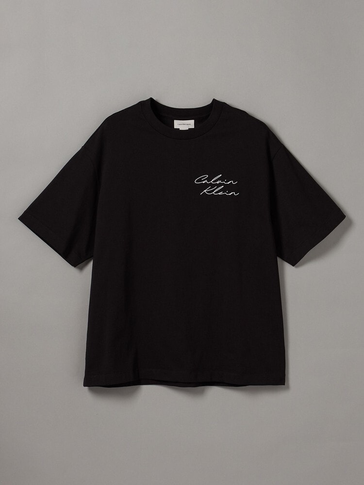 Tシャツ - エンブロイダリーロゴフォント グラフィックTシャツ 14