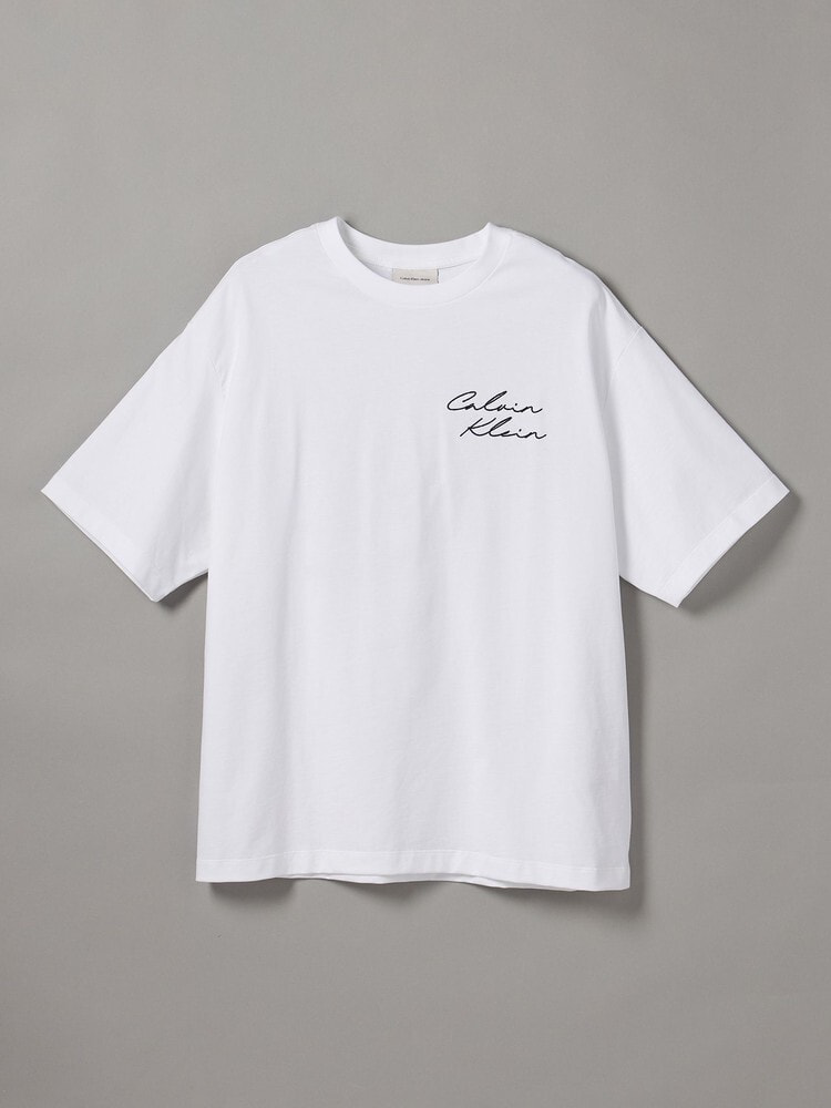 Tシャツ - エンブロイダリーロゴフォント グラフィックTシャツ 7