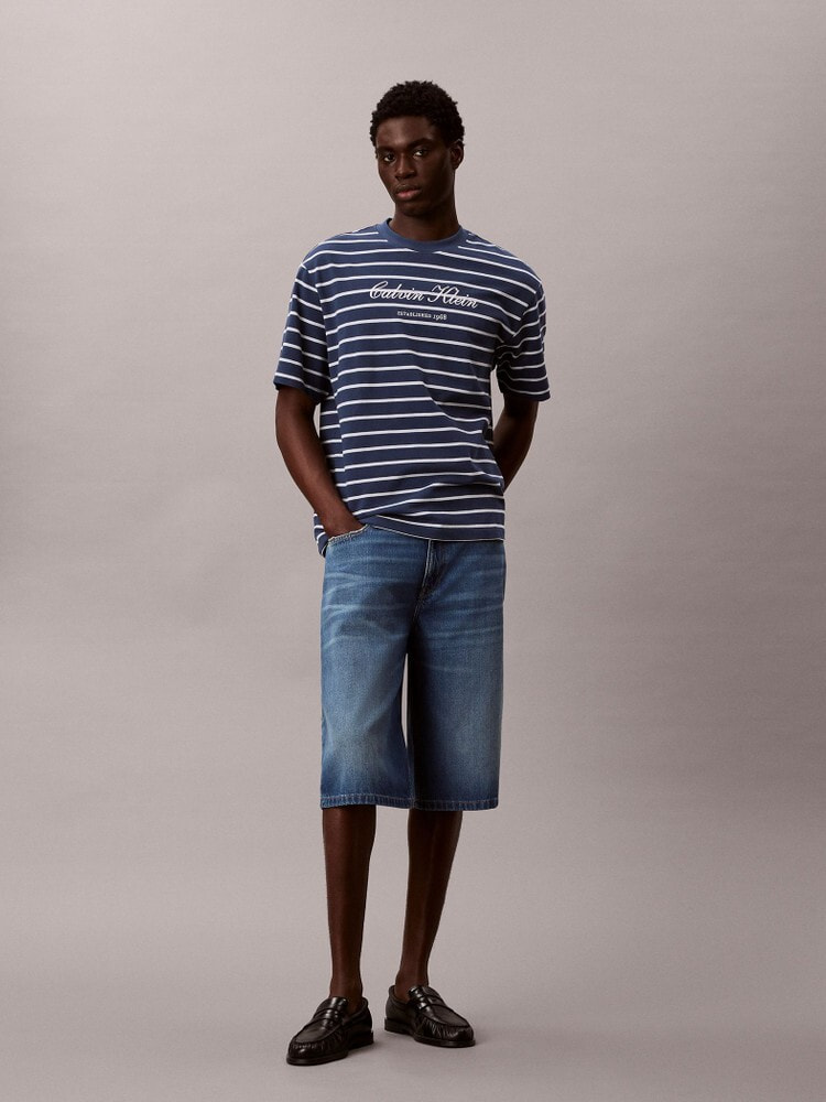 Tシャツ - ショートスリーブボーダーロゴTシャツ 13