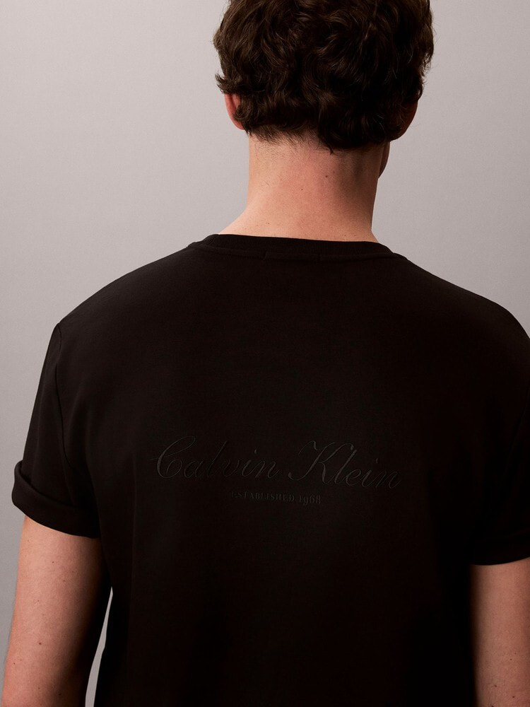 Tシャツ - レギュラーフィットインターロックスクリプトTシャツ 2