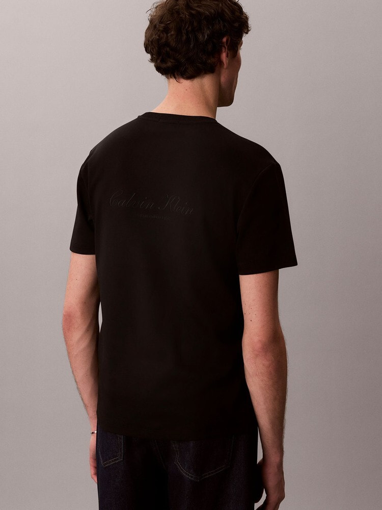 Tシャツ - レギュラーフィットインターロックスクリプトTシャツ 6